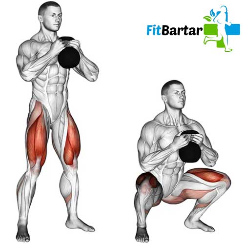 اسکوات گابلت (Goblet Squat)