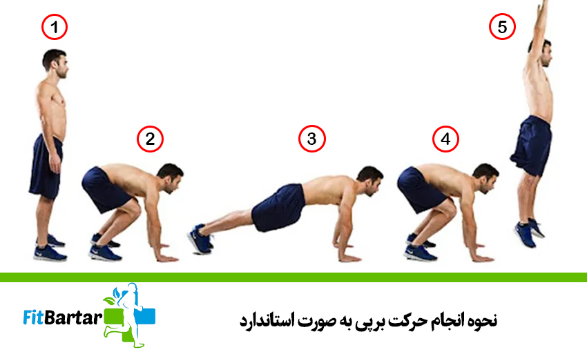 نحوه انجام حرکت برپی به صورت استاندارد