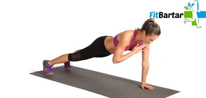 پلانک با لمس شانه