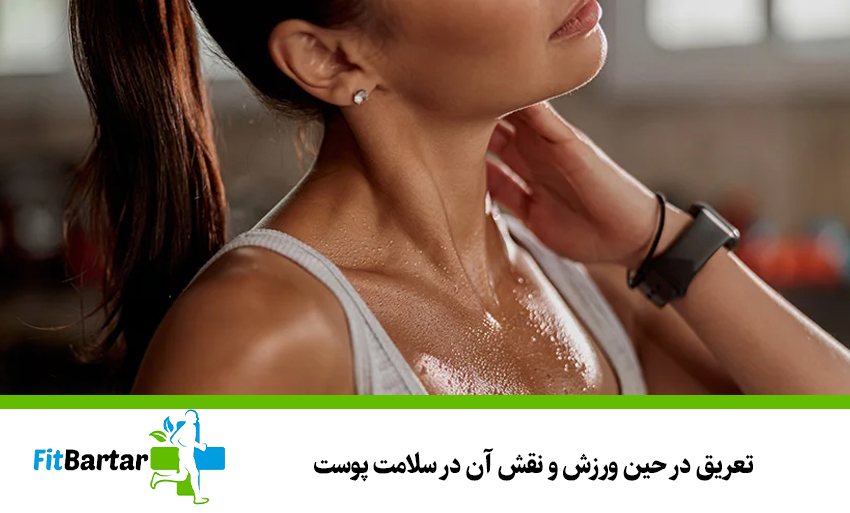 تعریق در حین ورزش و نقش آن در سلامت پوست