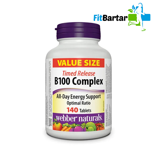 قرص Webber Naturals B100 Complex وبر نچرالز (140 عددی)