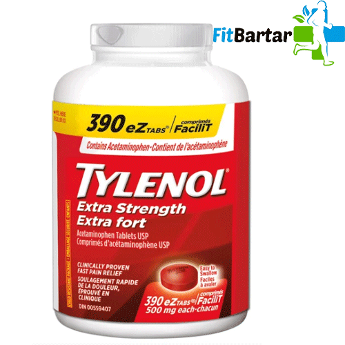 390 تایلنول اکسترا استرنگث ۵۰۰ میلیگرم ۳۹۰ عددی